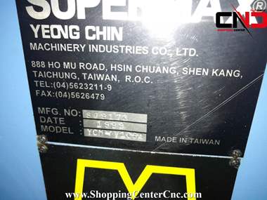 فرز سی ان سی چهار محور Supermax ycm 105a ساخت تایوان